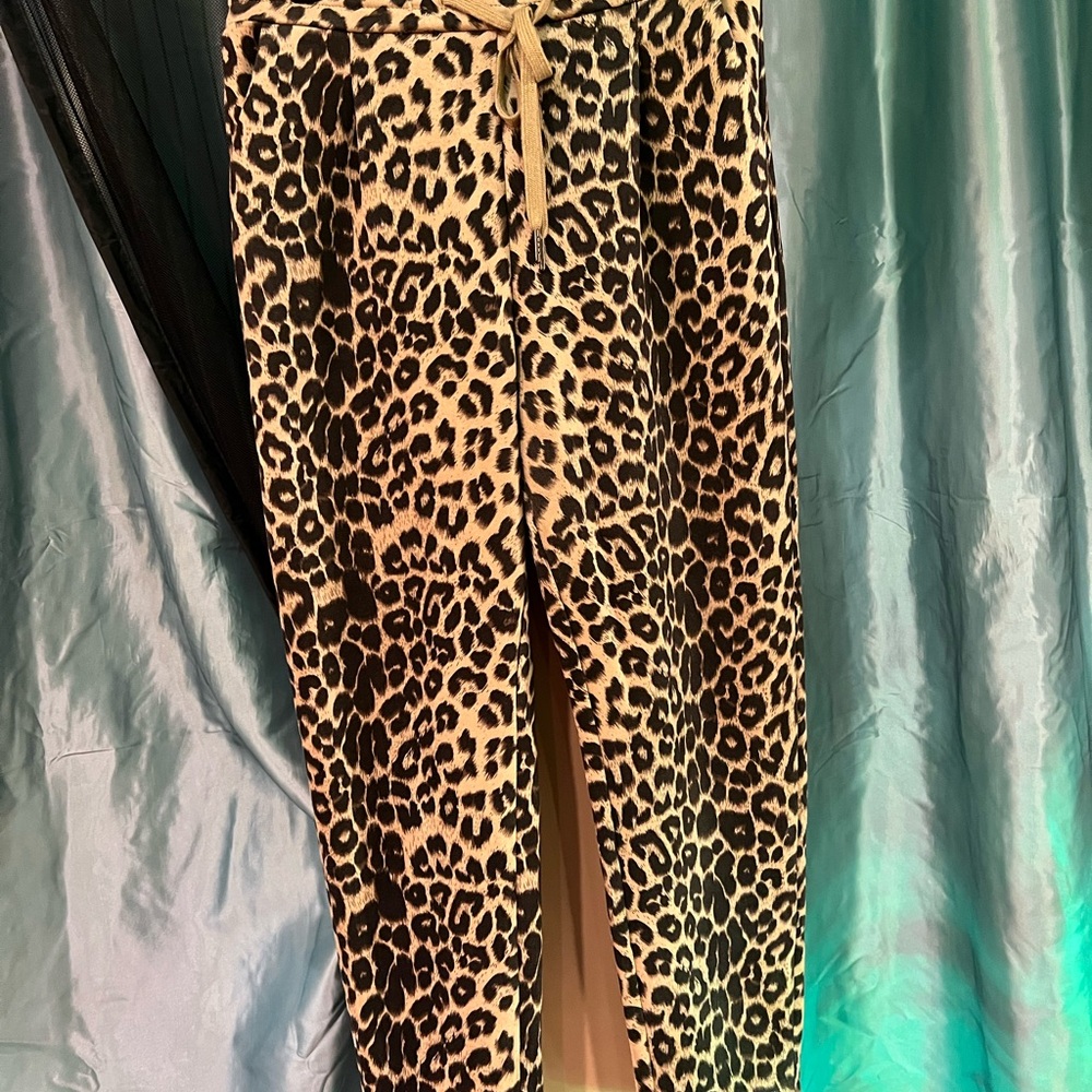 Leopard Print Pants